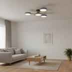 OCS - Lampada da soffitto LED Metallo Macaron