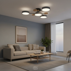 OCS - Lampada da soffitto LED Metallo Macaron