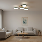 OCS - Lampada da soffitto LED Metallo Macaron