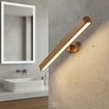 OCS - lampada da parete in legno LED nordica - senza fili e inclinabile