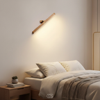 OCS - lampada da parete in legno LED nordica - senza fili e inclinabile