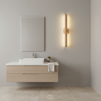 OCS - lampada da parete in legno LED nordica - senza fili e inclinabile