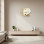 OCS - pirlo Orologio da parete moderno silenzioso scandinavo - Design in legno e metallo