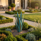 OCS - Scultura da Giardino in Metallo Agave - Fatta a Mano - Resistente alle Intemperie & Senza Manutenzione - Decorazione Rustica per Giardino