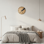 OCS - Orologio da parete minimalista in legno Pinak - Silenzioso
