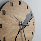 OCS - Orologio da parete minimalista in legno Pinak - Silenzioso