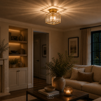OCS - Lampada da soffitto Mengjay Kristallen - Design quadrato