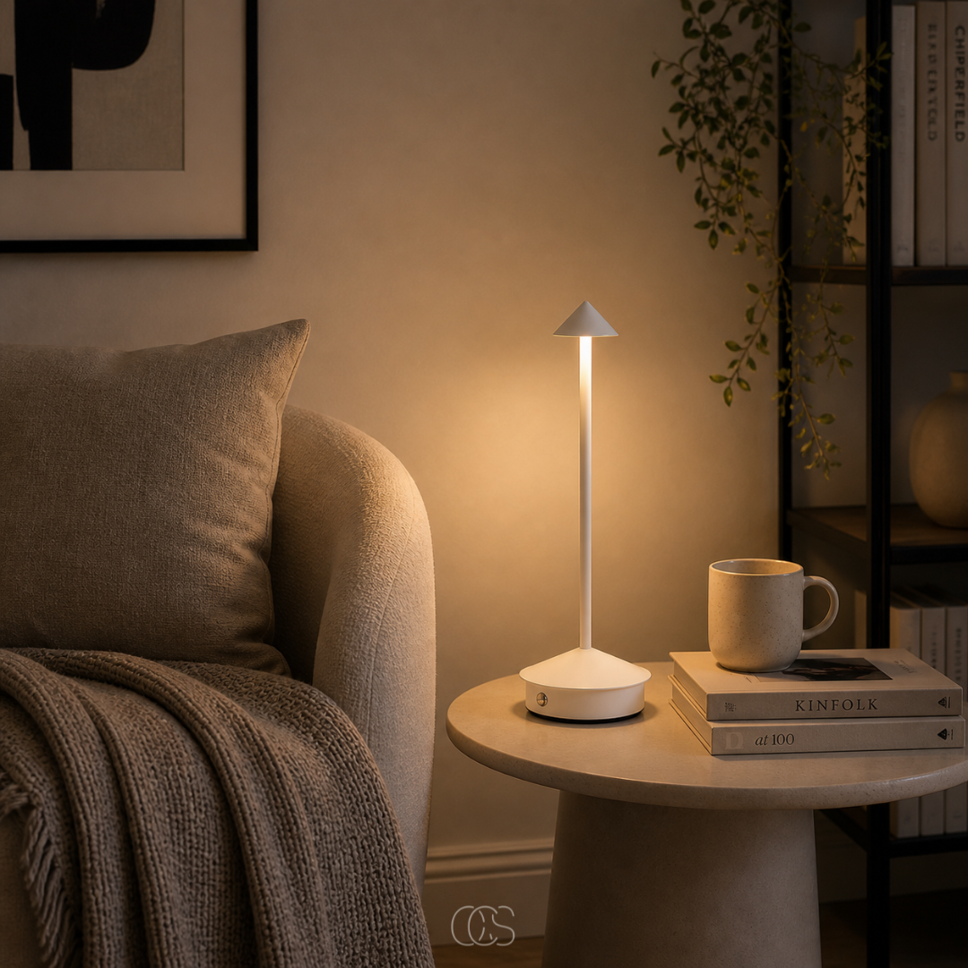 OCS - Stile lampada da tavolo minimalista - senza fili e adatta per esterni