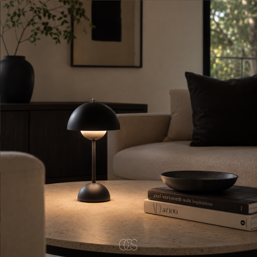 OCS - Lampada da Tavolo Designer Scandinava - Senza Fili & Dimmerabile