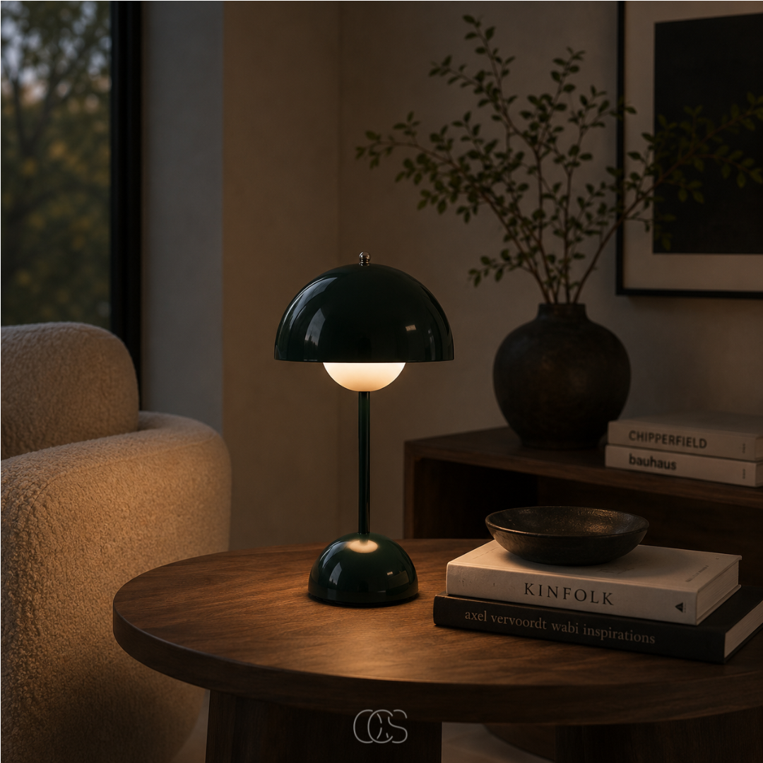 OCS - Lampada da Tavolo Designer Scandinava - Senza Fili & Dimmerabile