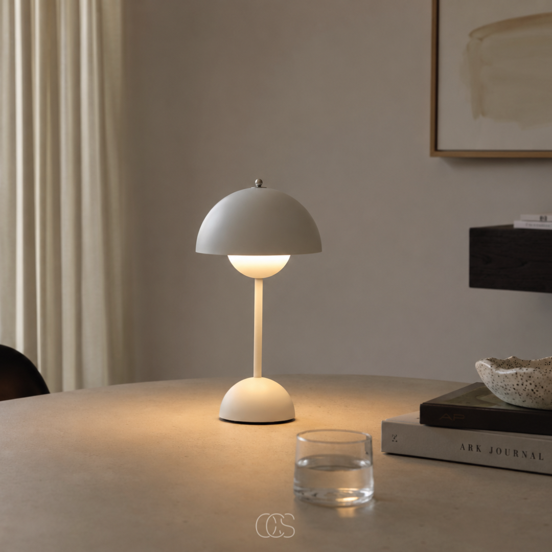 OCS - Lampada da Tavolo Designer Scandinava - Senza Fili & Dimmerabile