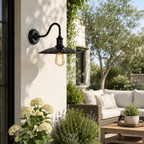 OCS - Lampada da Parete Vintage Mistique - Illuminazione da Esterno Retro Industriale per Facciata e Giardino