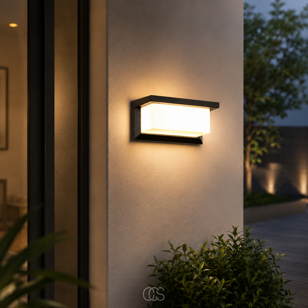 OCS - Pikka Lampada da Parete Esterna con Sensore di Movimento – Lampada da Parete LED a Risparmio Energetico per Giardini e Ingressi