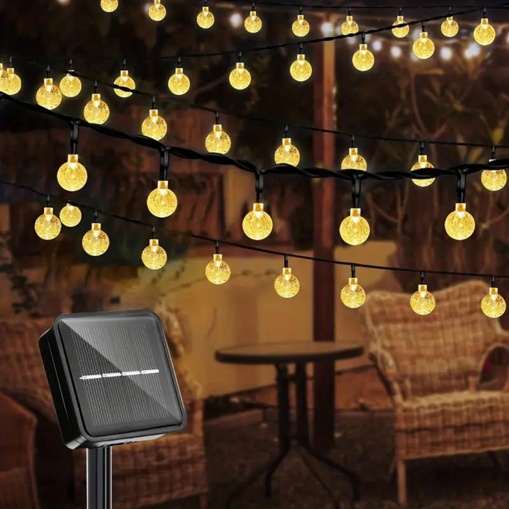Ecoglow | Catena luminosa solare per esterni