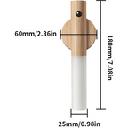 LumiArt - Lampada da parete elegante con sensore di movimento e LED ricaricabile