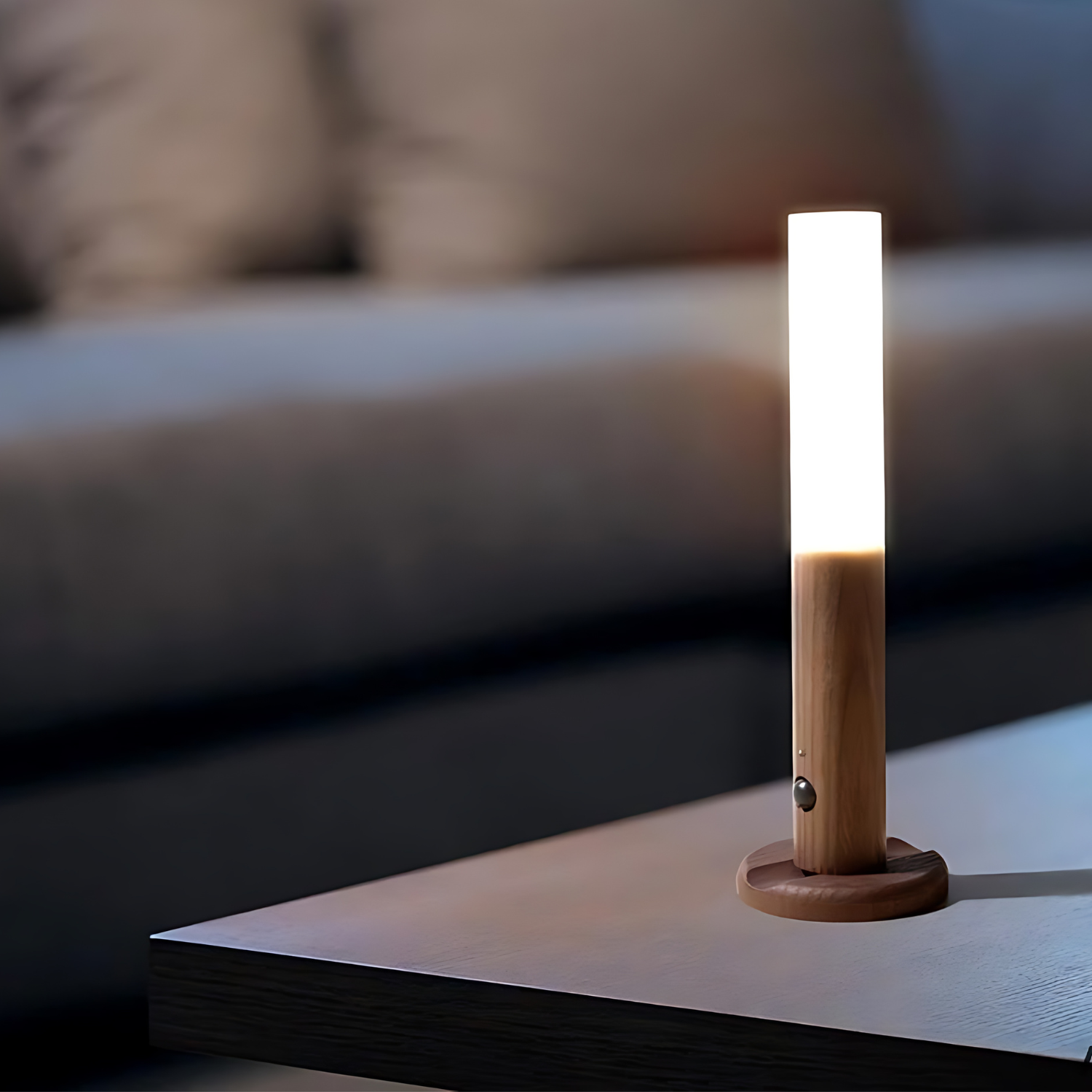 LumiArt - Lampada da parete elegante con sensore di movimento e LED ricaricabile
