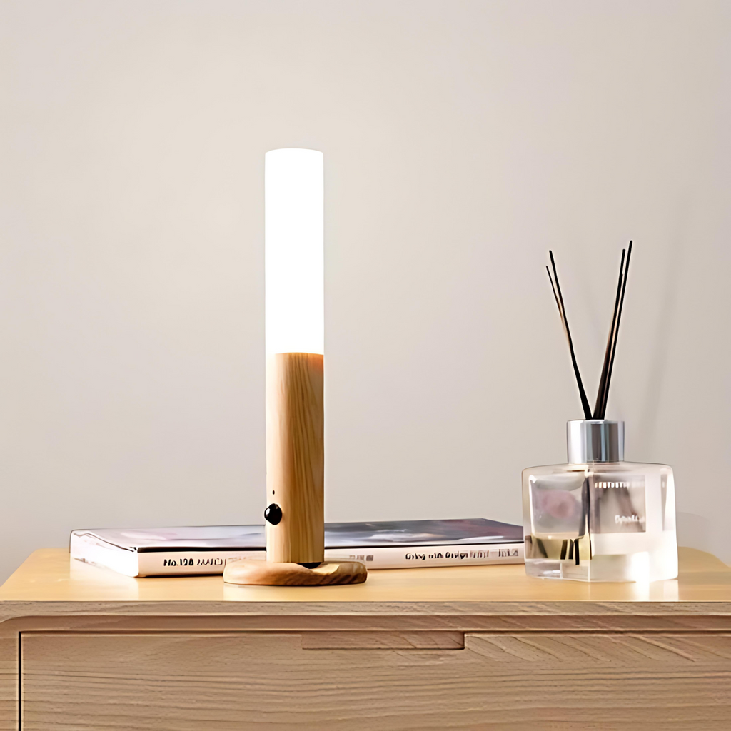 LumiArt - Lampada da parete elegante con sensore di movimento e LED ricaricabile