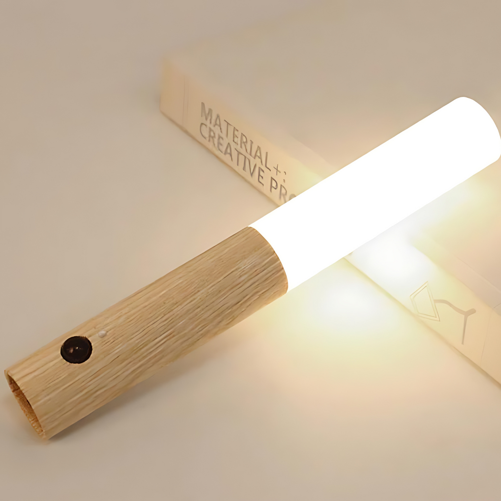 LumiArt - Lampada da parete elegante con sensore di movimento e LED ricaricabile