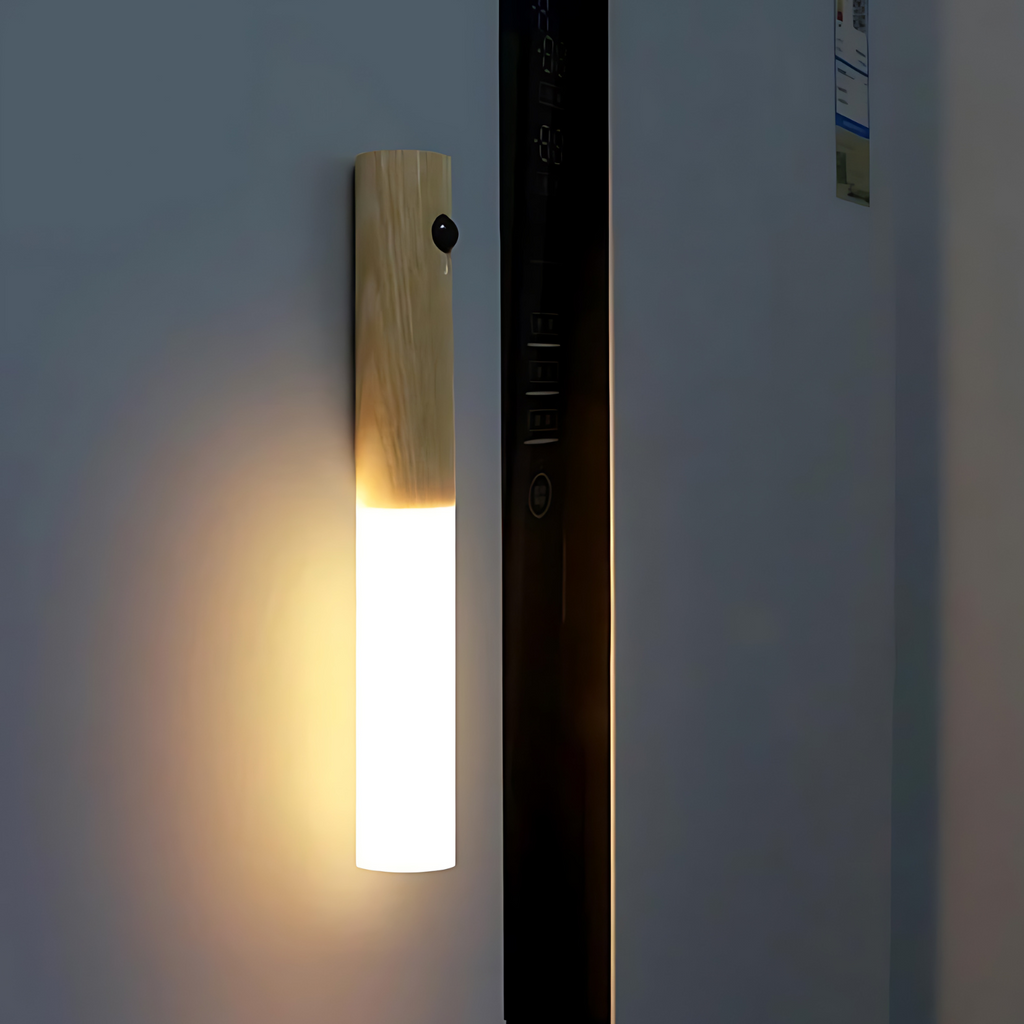 LumiArt - Lampada da parete elegante con sensore di movimento e LED ricaricabile
