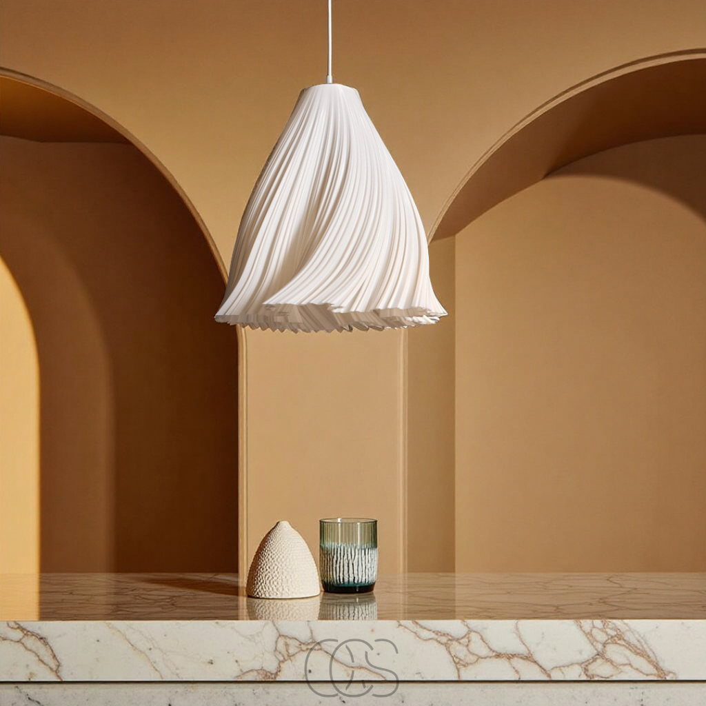 OCS - Lampada a sospensione in tessuto fluttuante - Design moderno