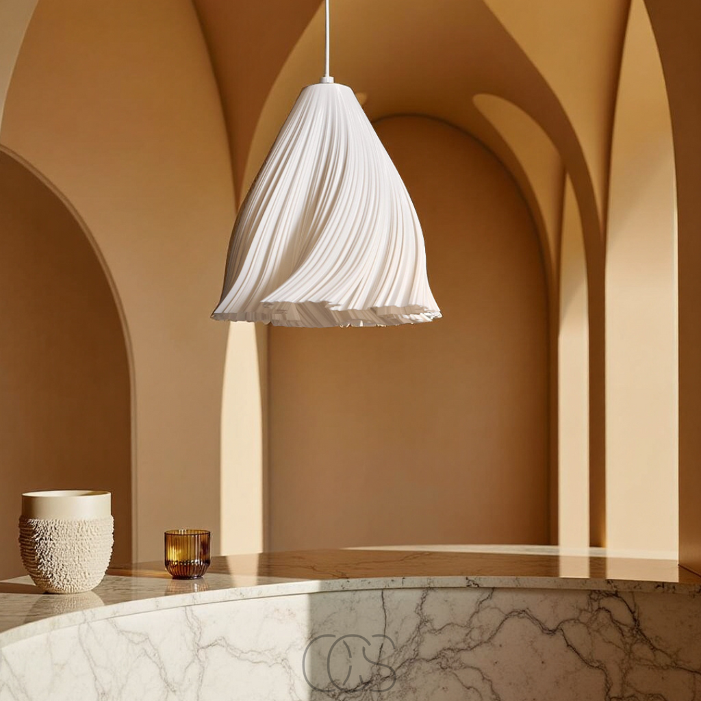 OCS - Lampada a sospensione in tessuto fluttuante - Design moderno