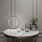 OCS - Lampada da Tavolo a LED Ring - Design Moderno Minimalista