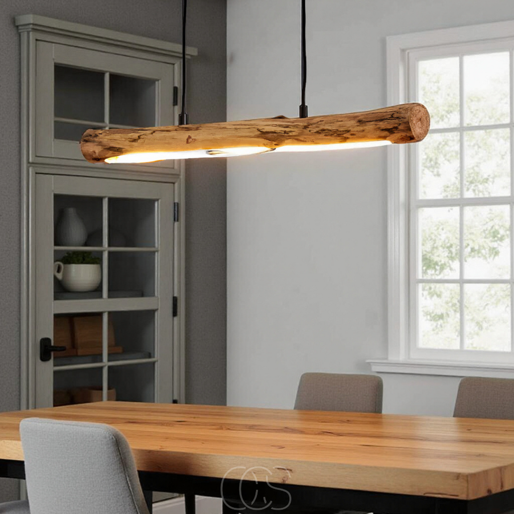 OCS - Lampada a sospensione in legno dimmerabile