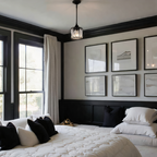 OCS - Lampada a Sospensione Nordic con Vetro Sferico – Design Nero
