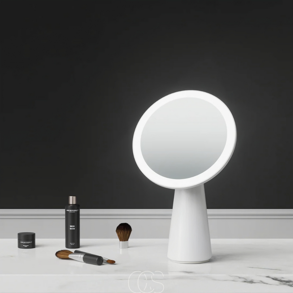 OCS - Lampada da Tavolo con Specchio a LED - Lampada per Trucco