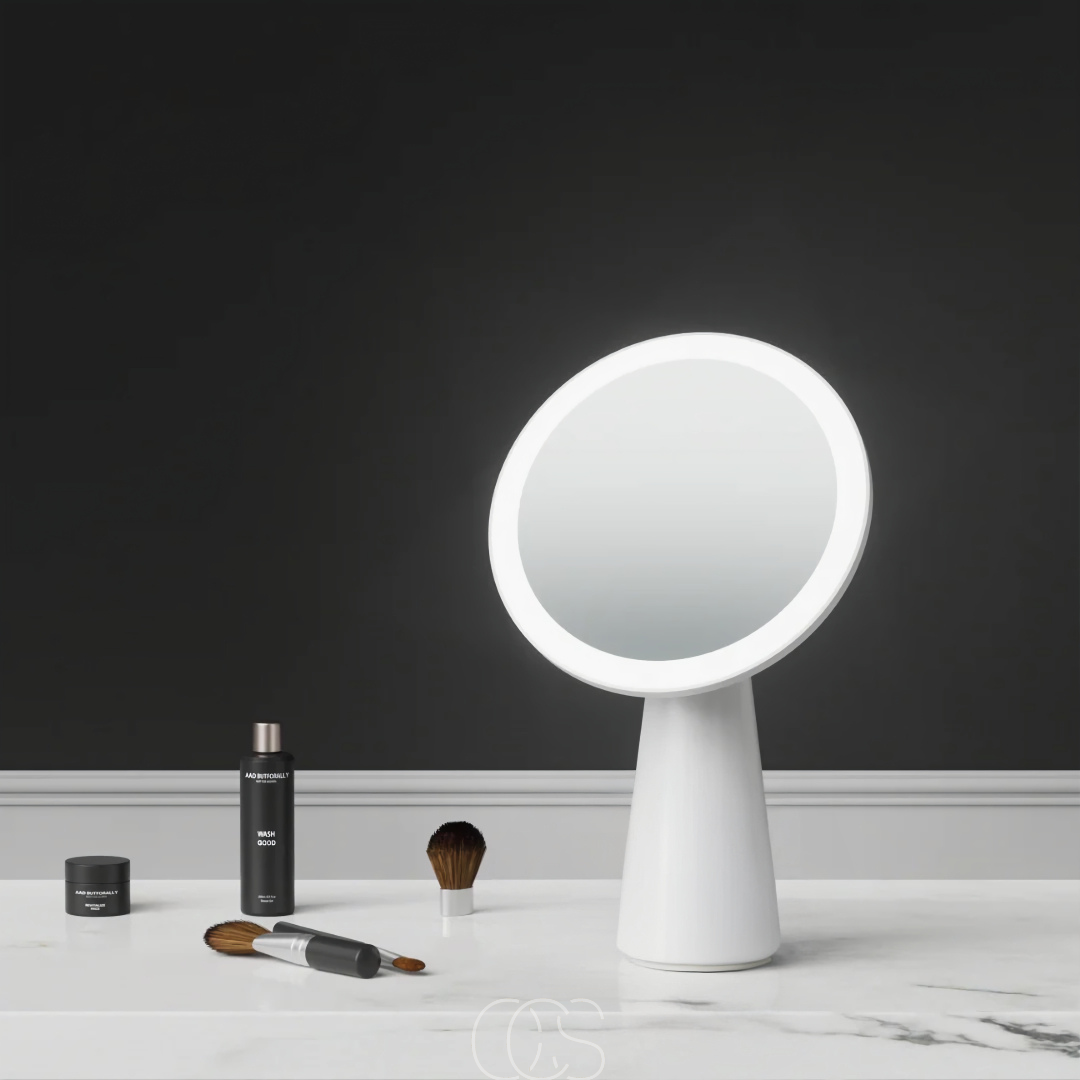 OCS - Lampada da Tavolo con Specchio a LED - Lampada per Trucco