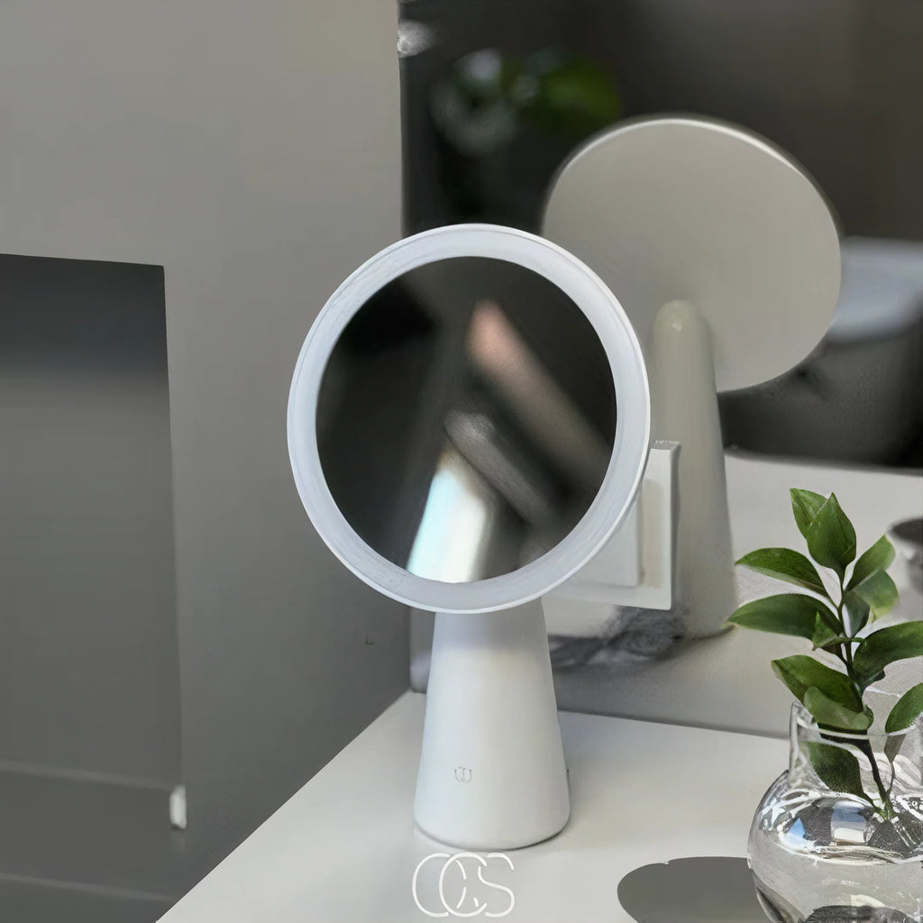 OCS - Lampada da Tavolo con Specchio a LED - Lampada per Trucco