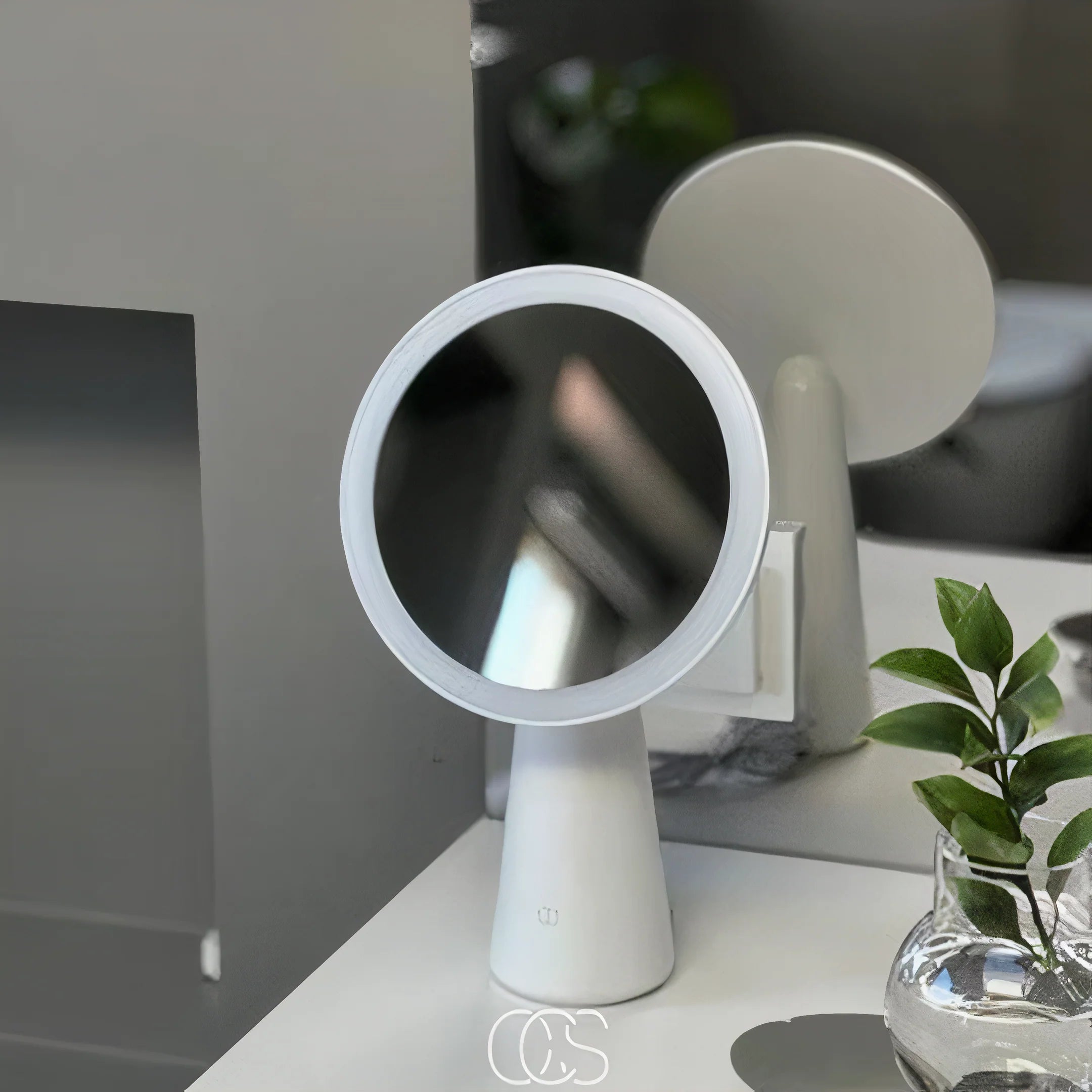 OCS - Lampada da Tavolo con Specchio a LED - Lampada per Trucco