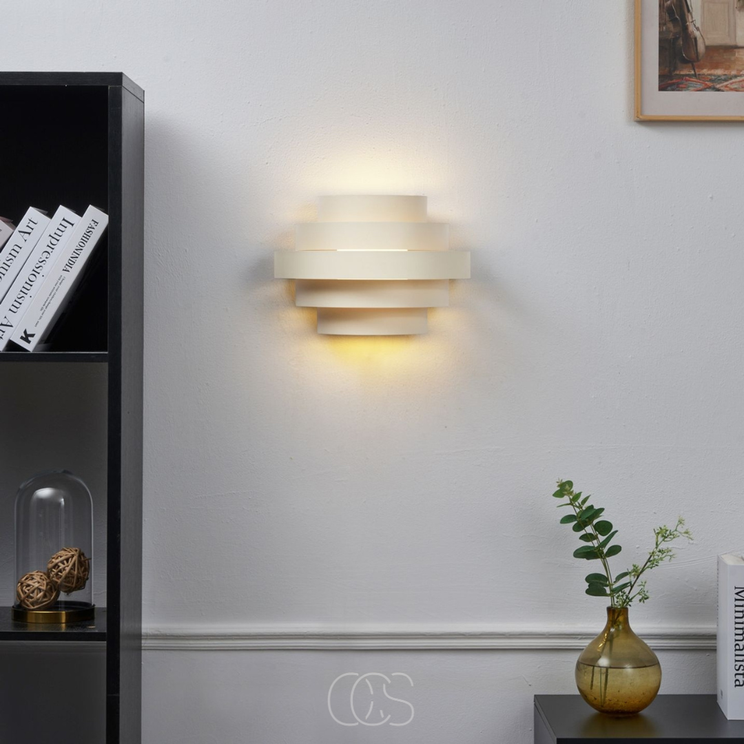 OCS - Applique Moderna con LED Dimmerabile a 3 Livelli - Luce Bianca Calda