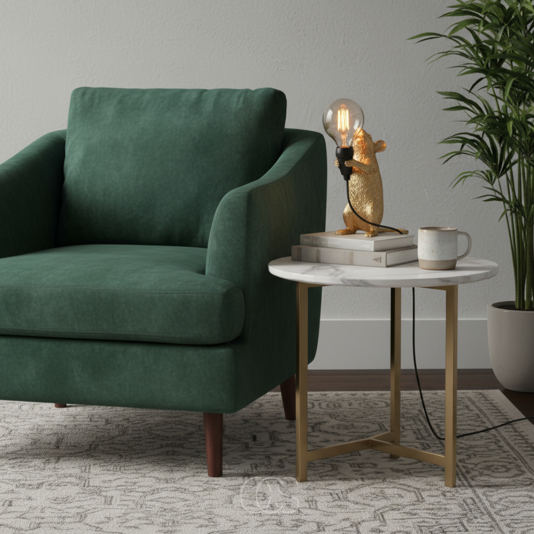 OCS - lampada da tavolo LED decorativa a forma di topo
