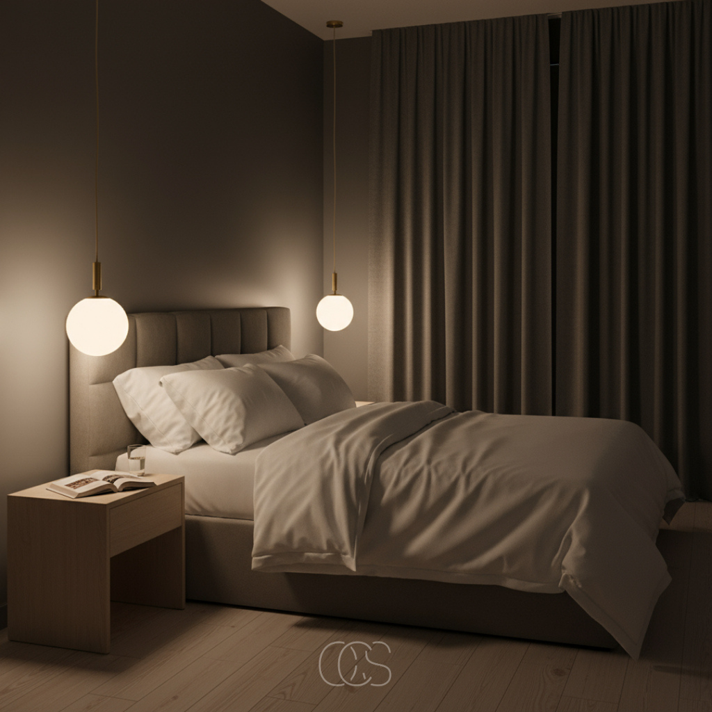 OCS - Lampada sospesa scandinava dorata