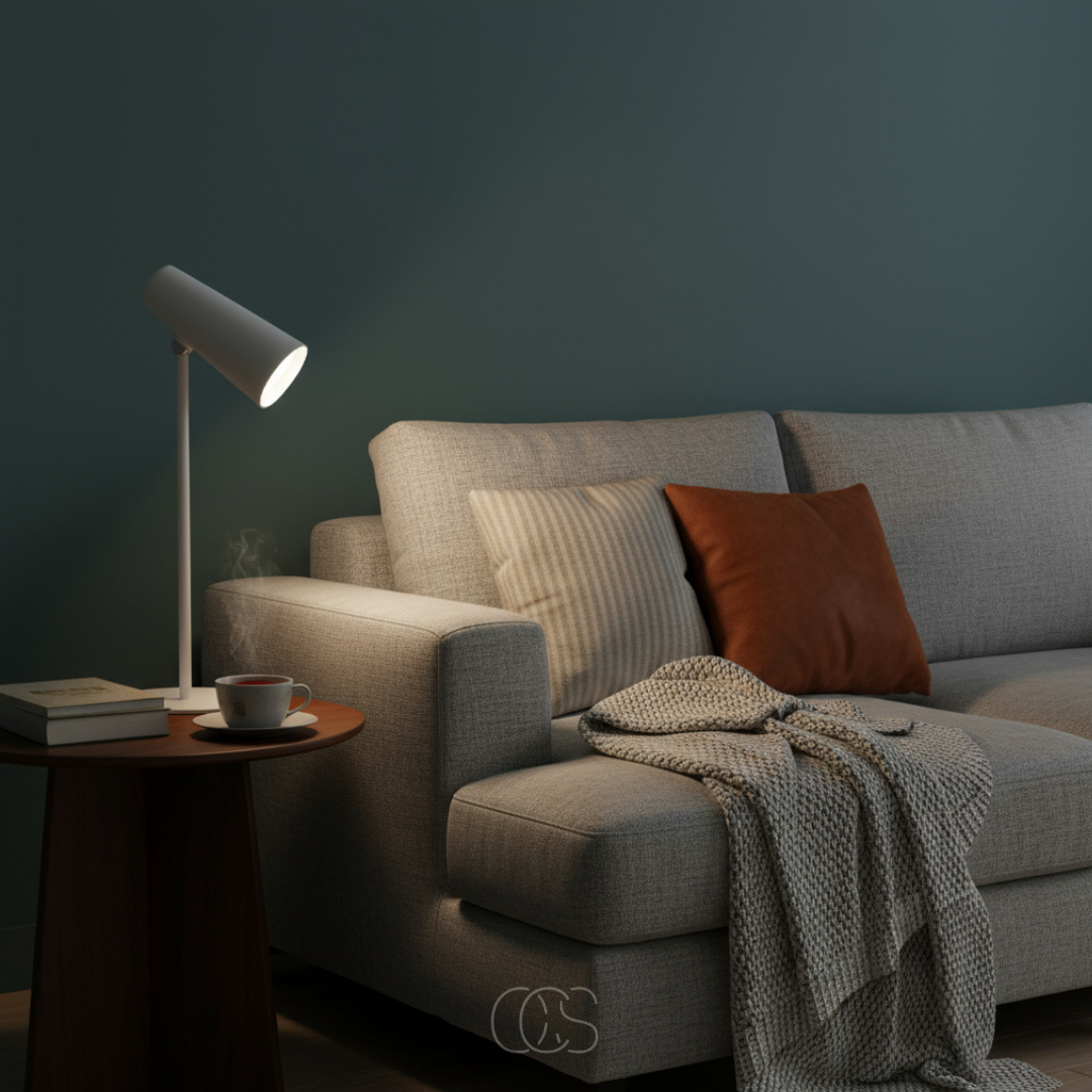 OCS - Lampada da Tavolo Industriale - senza fili e luce regolabile