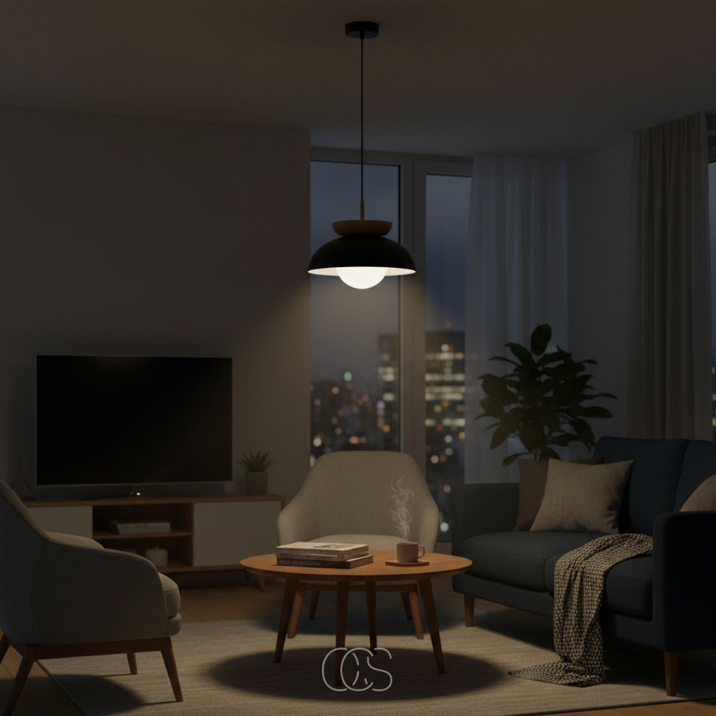 OCS - Lampada a sospensione Scandinava Rotonda
