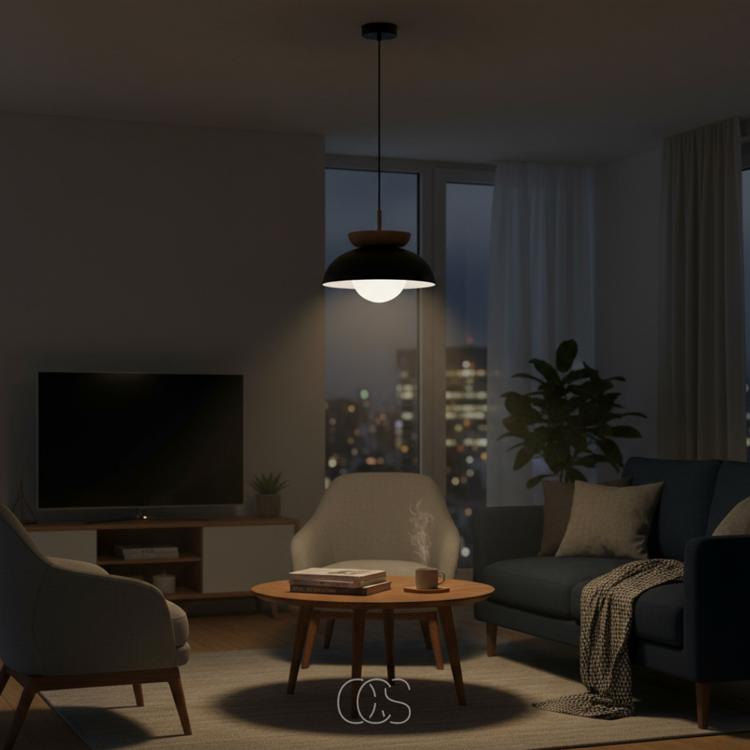 OCS - Lampada a sospensione Scandinava Rotonda