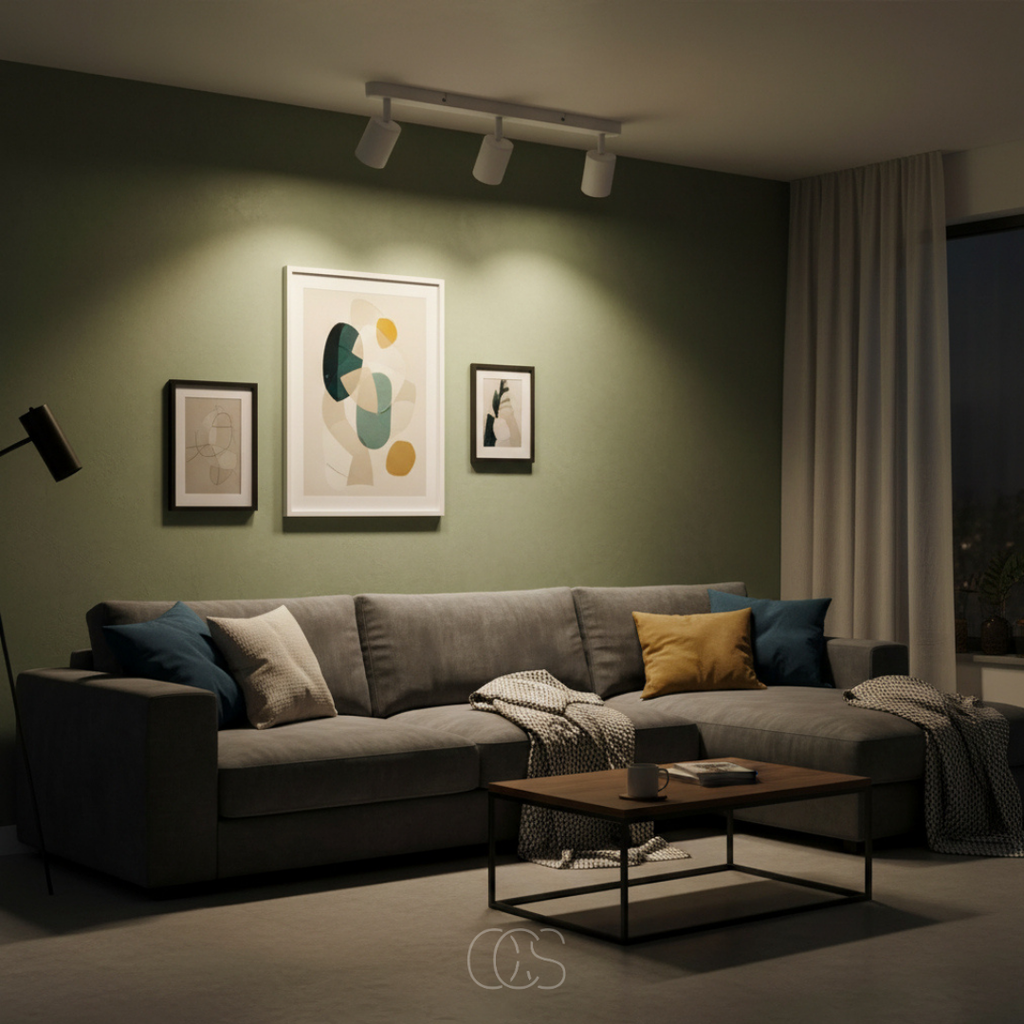 OCS - Lampada da soffitto Wanessa 3 punti luce