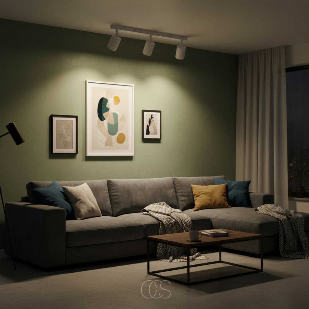 OCS - Lampada da soffitto Wanessa 3 punti luce