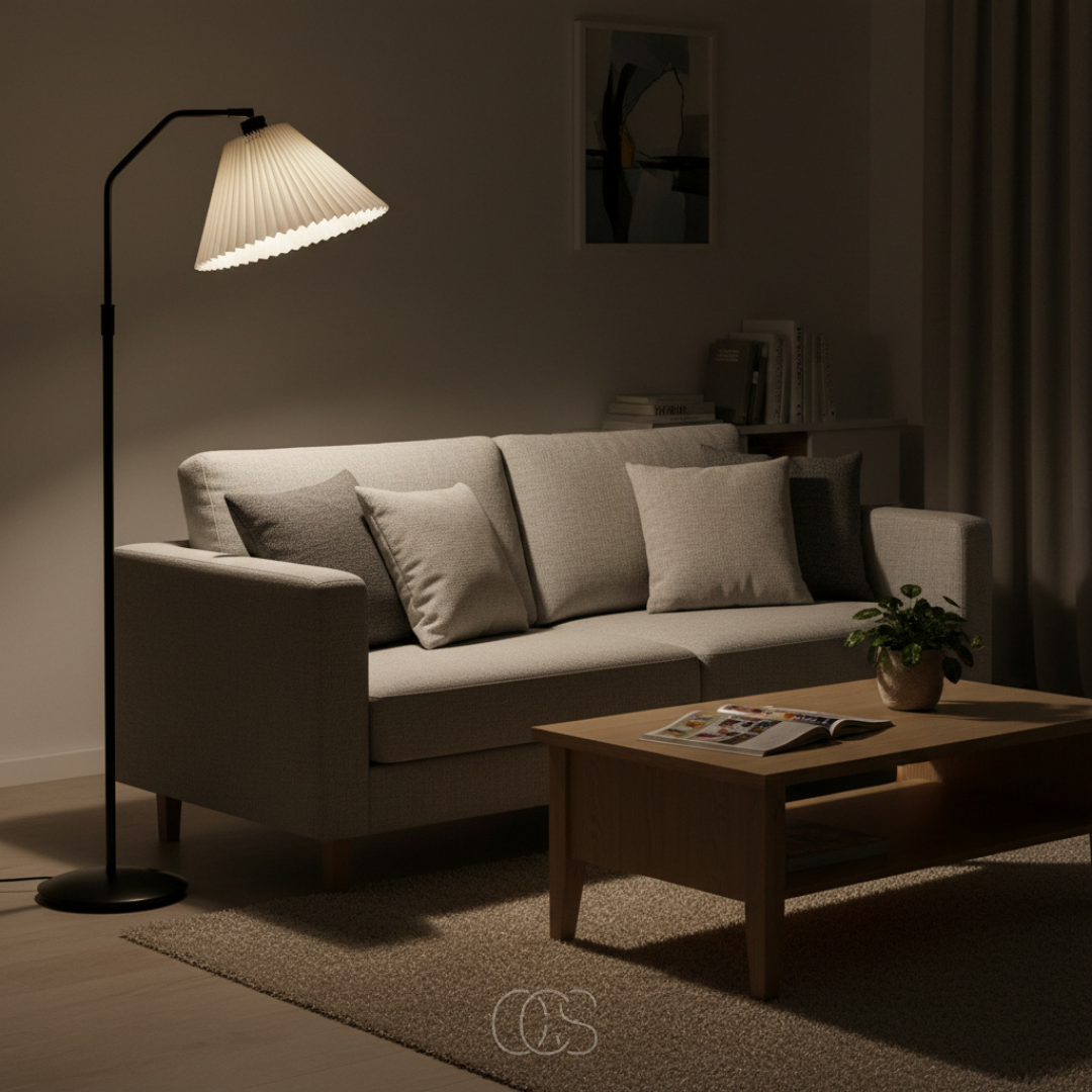 OCS - Lampada da Terra Design Halo