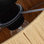 OCS - Lampada da soffitto Luna Rotan