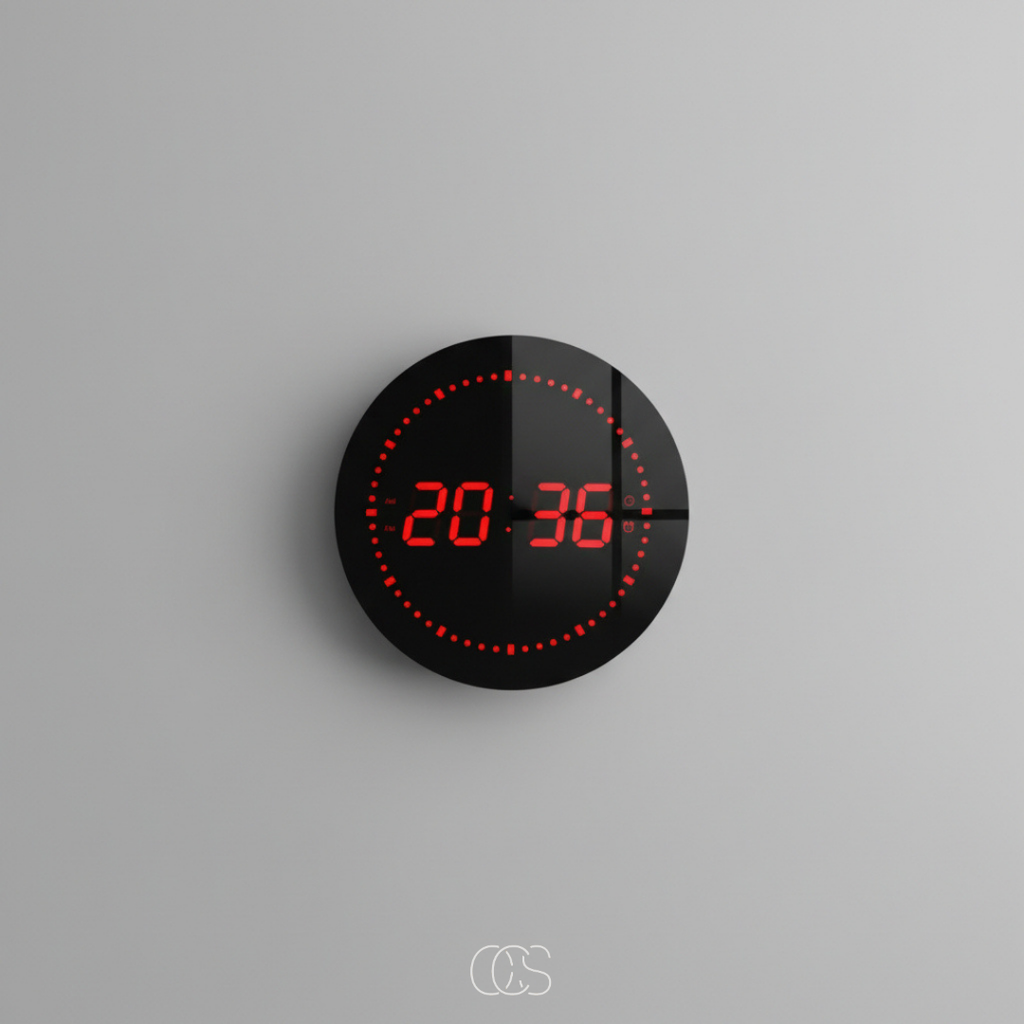 OCS - Orologio da parete digitale