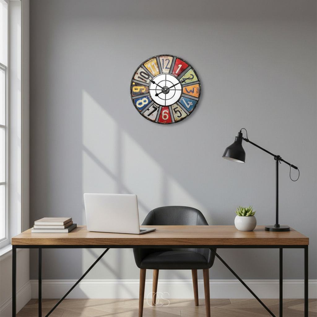 OCS - Orologio da Parete Retro Colorato