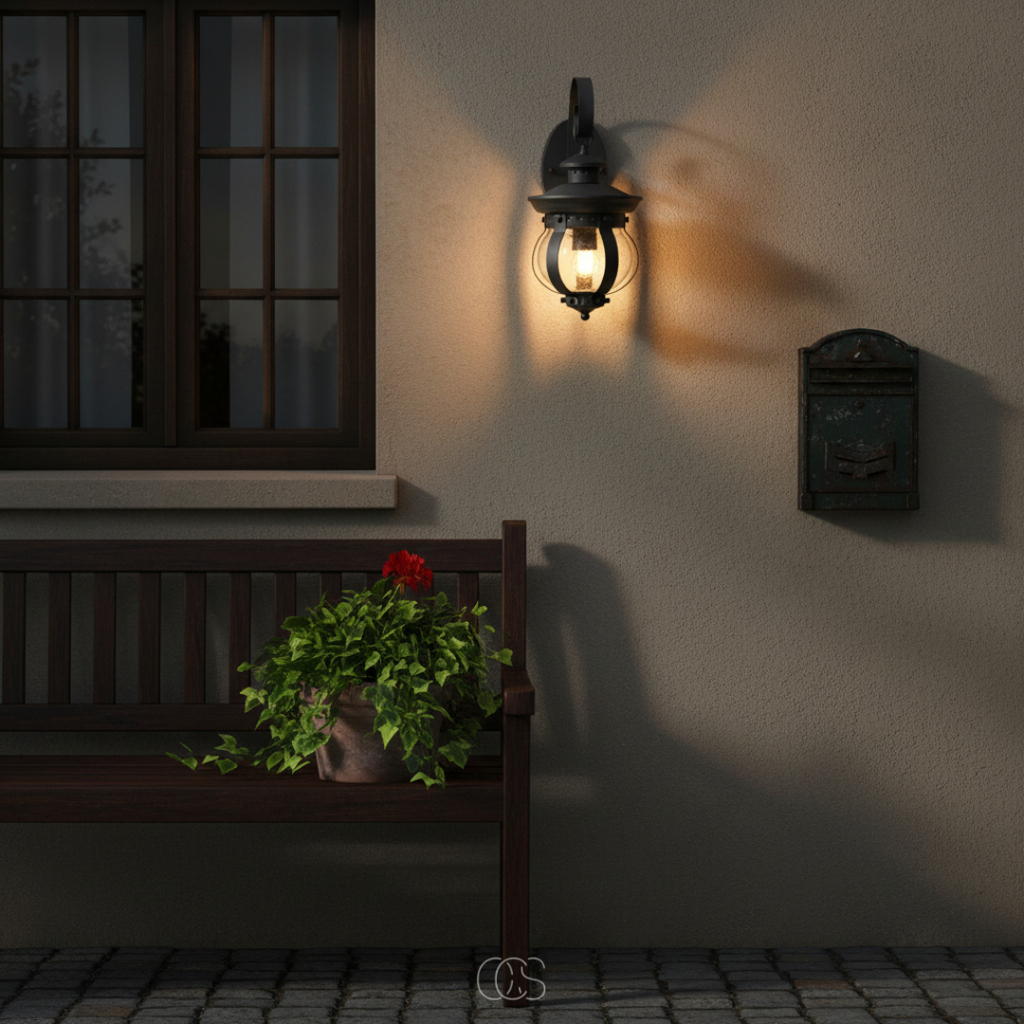 OCS - Fara vintage Lampada da parete esterna - Design lanterna