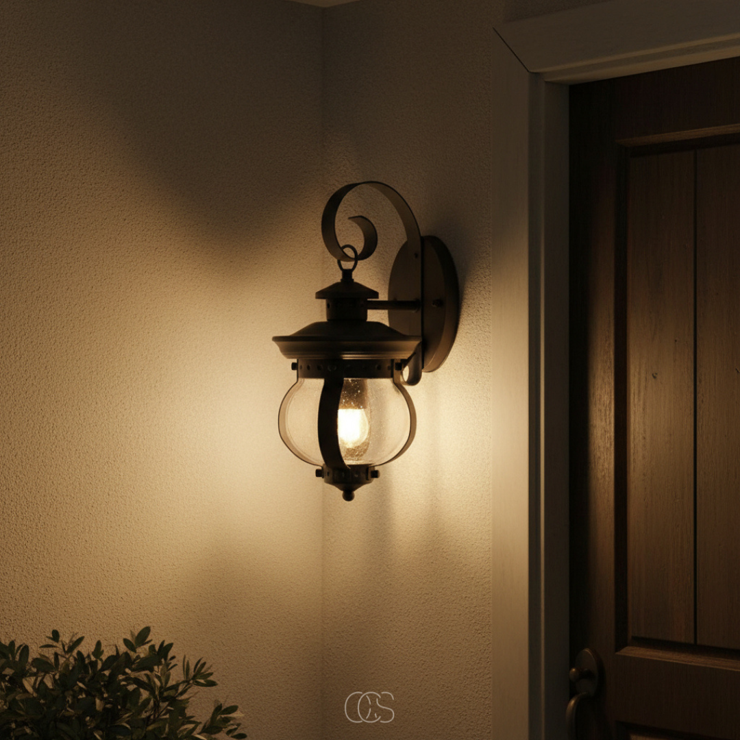OCS - Fara vintage Lampada da parete esterna - Design lanterna
