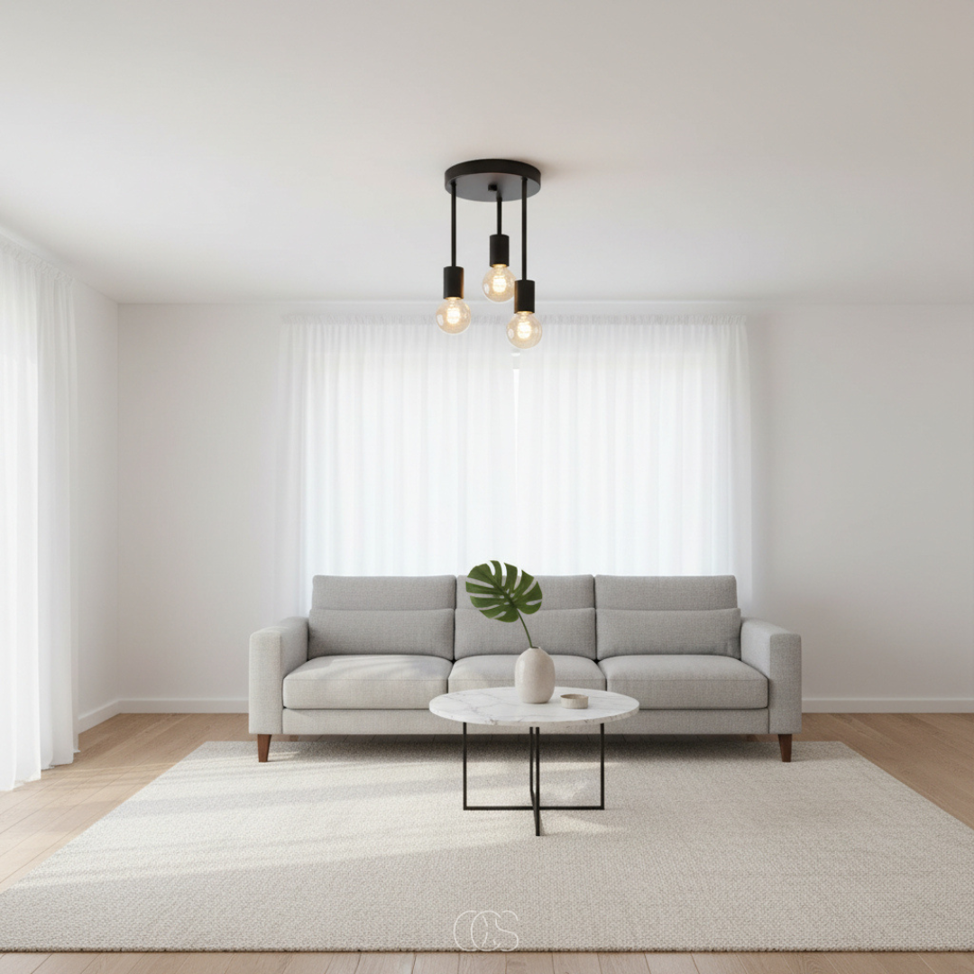 OCS - Lampada da soffitto vintage industriale - faretti da soffitto