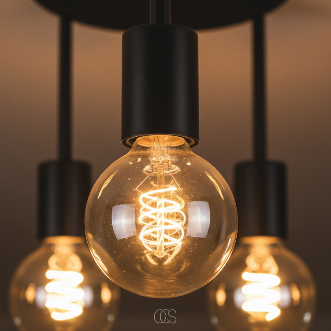 OCS - Lampada da soffitto vintage industriale - faretti da soffitto