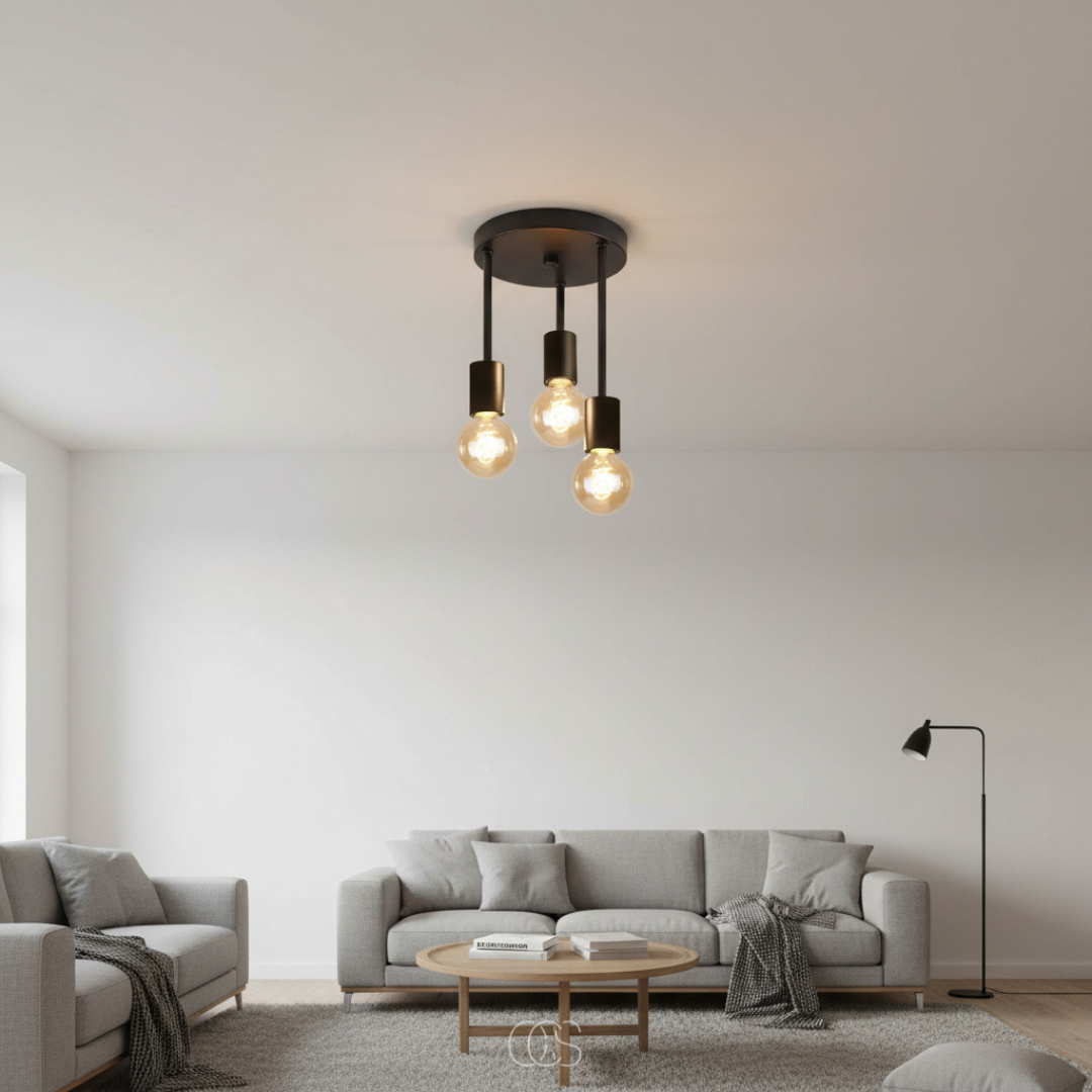OCS - Lampada da soffitto vintage industriale - faretti da soffitto