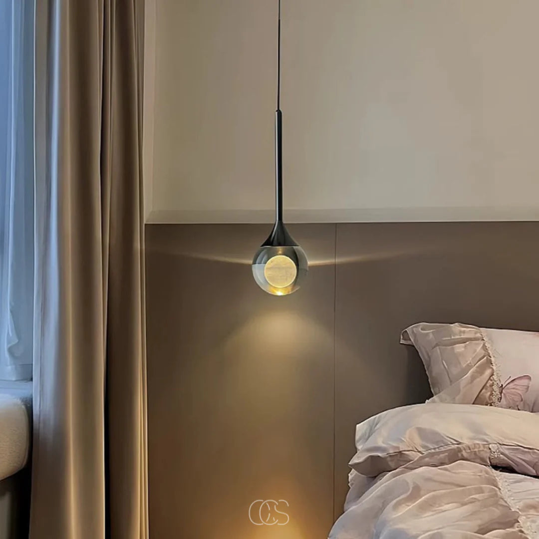 OCS - lampada a sospensione a forma di sfera in cristallo LED - tre temperature di colore